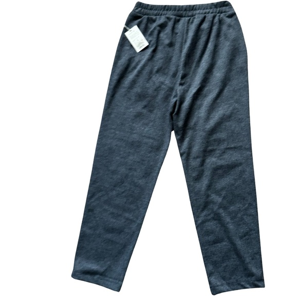 High-Rise Knit Pants Gray Sz Sm - Picture 11 of 16